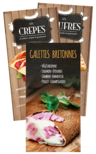 Affiches plv crêpes et gaufres